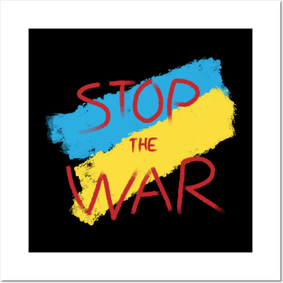 Stop The War Ukraine Support T shirt Posters and Art